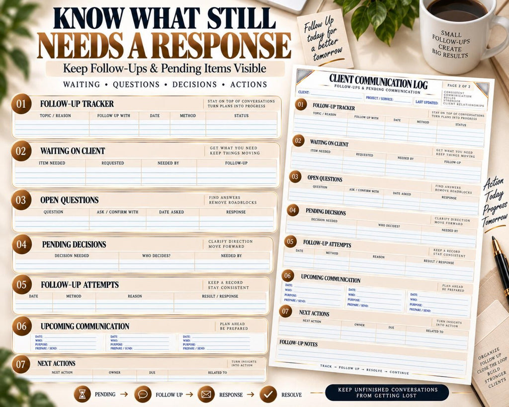 Multi-Page Client Communication Log — image 4 of 10