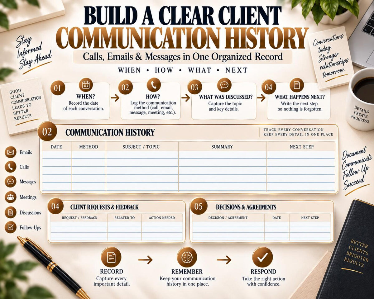 Multi-Page Client Communication Log — image 5 of 10