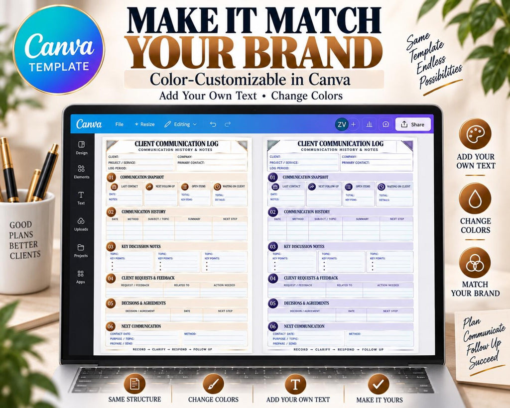Multi-Page Client Communication Log — image 9 of 10