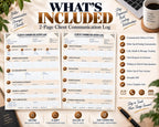 Multi-Page Client Communication Log — image 10 of 10