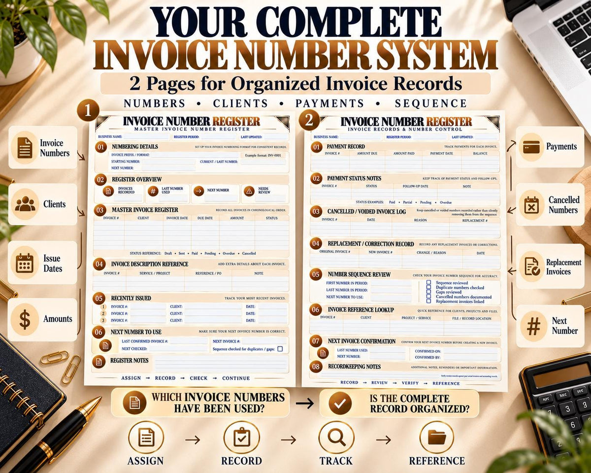 Invoice Number Register — source listing image 2