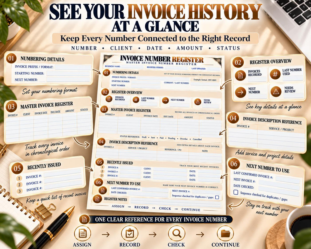 Invoice Number Register — source listing image 3