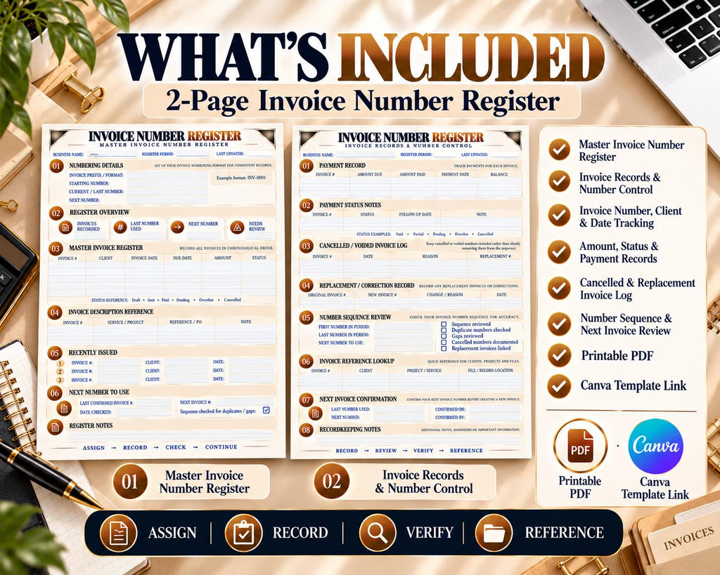 Invoice Number Register — source listing image 10