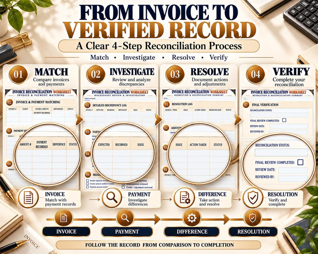 Invoice Reconciliation Worksheet — source listing image 6