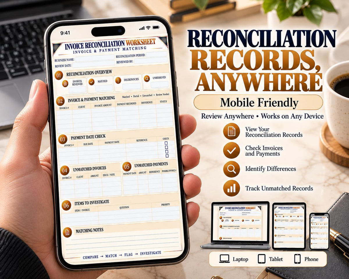 Invoice Reconciliation Worksheet — source listing image 8