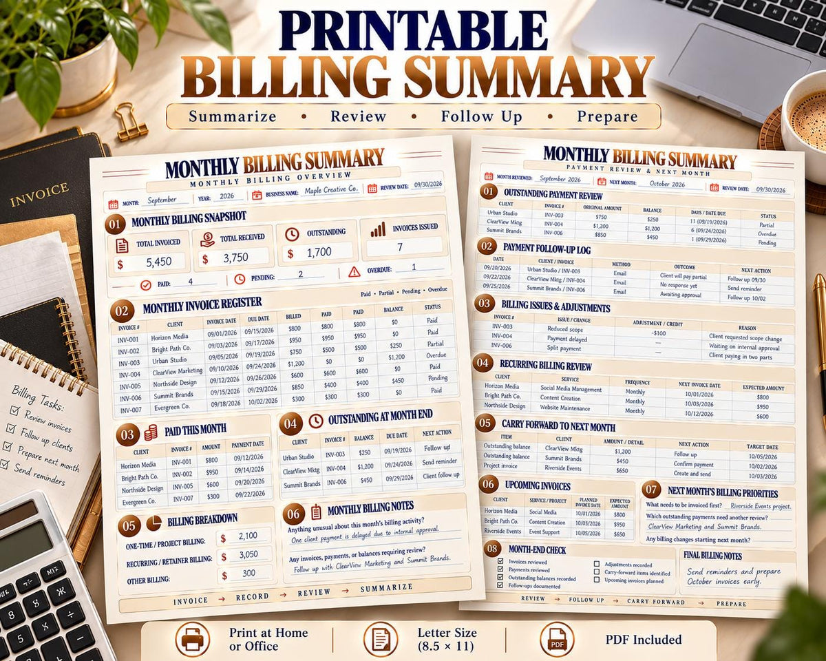 Monthly Billing Summary — source listing image 7