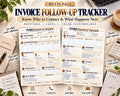 Invoice Follow-Up Tracker Canva worksheet preview