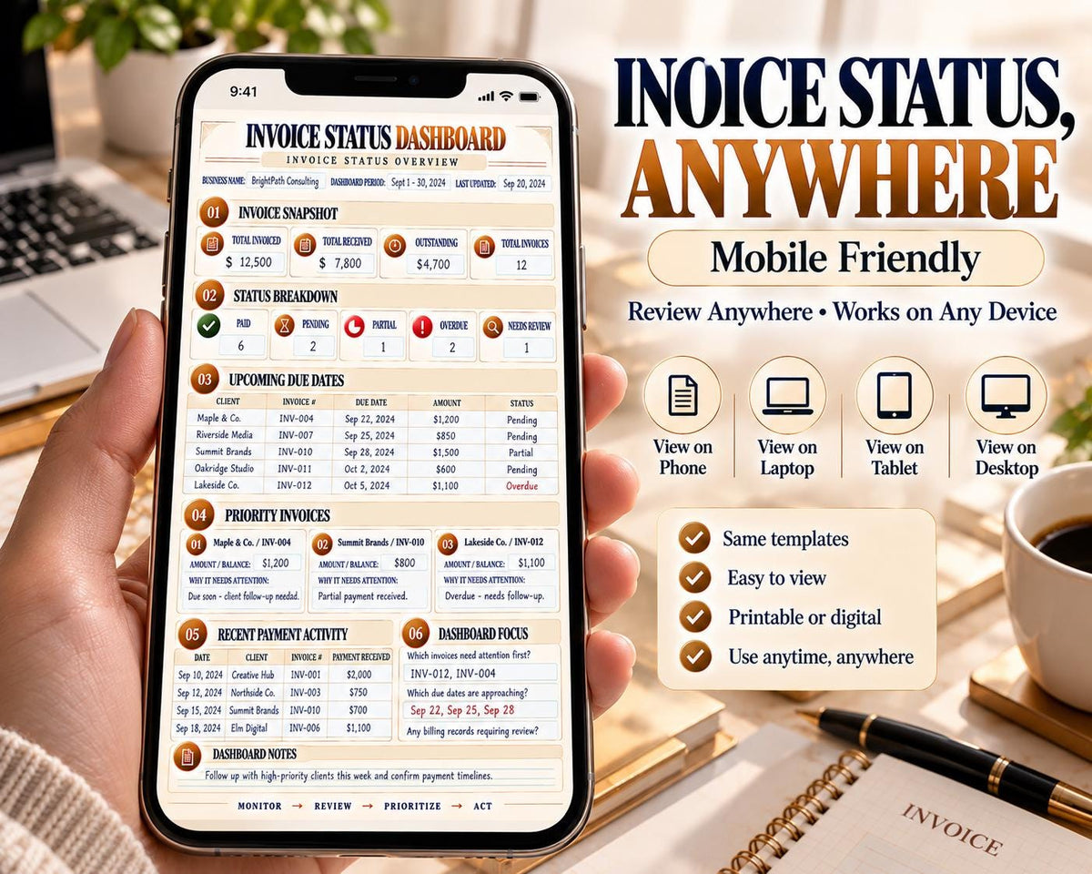 Invoice Status Dashboard — source listing image 8