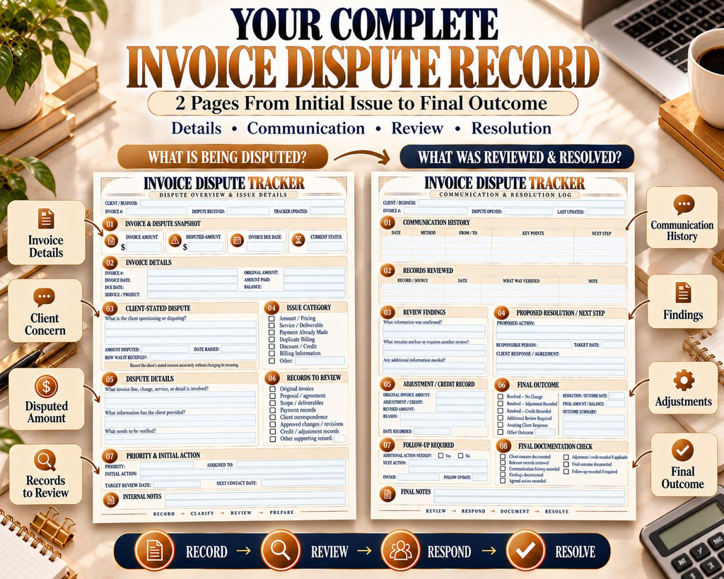 Invoice Dispute Tracker — source listing image 2
