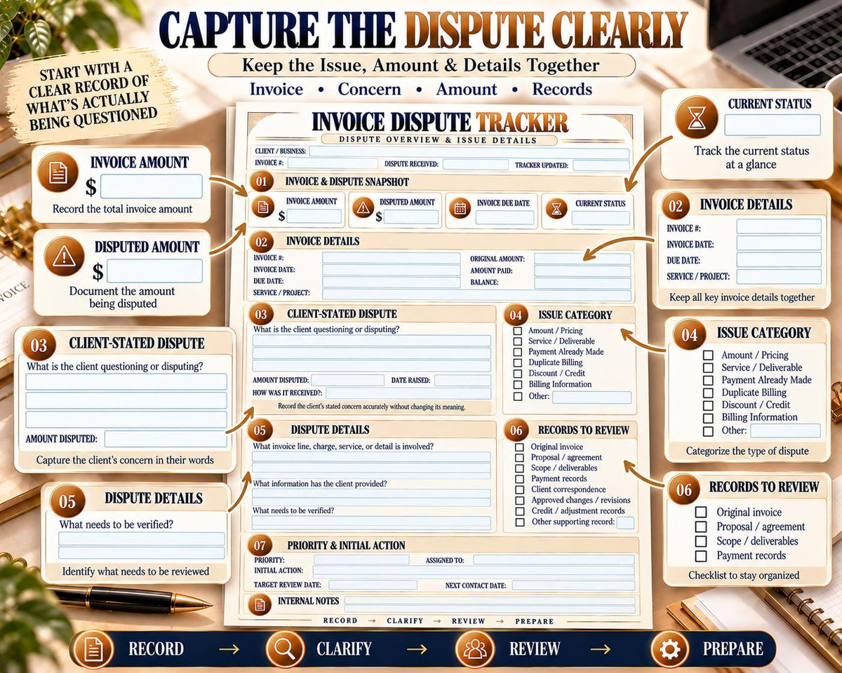 Invoice Dispute Tracker — source listing image 3