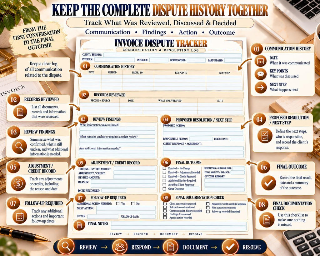 Invoice Dispute Tracker — source listing image 4
