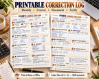 Invoice Correction Log — source listing image 7
