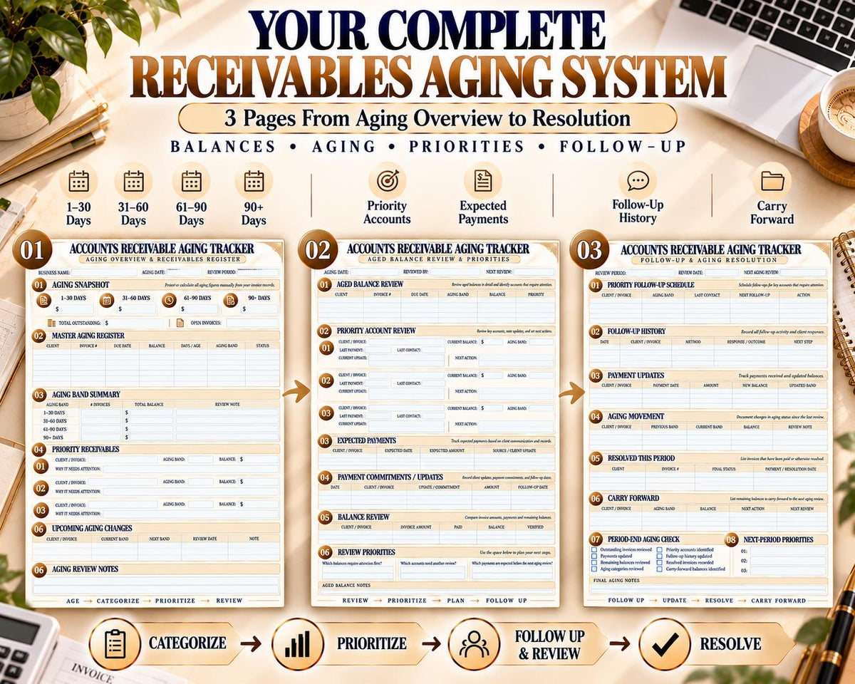 Accounts Receivable Aging Tracker — source listing image 2