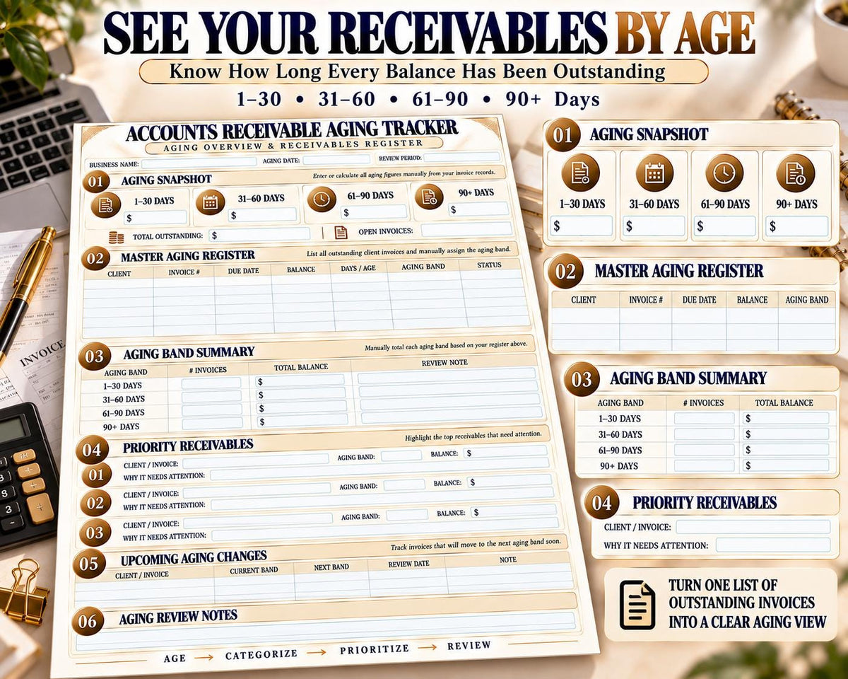 Accounts Receivable Aging Tracker — source listing image 3