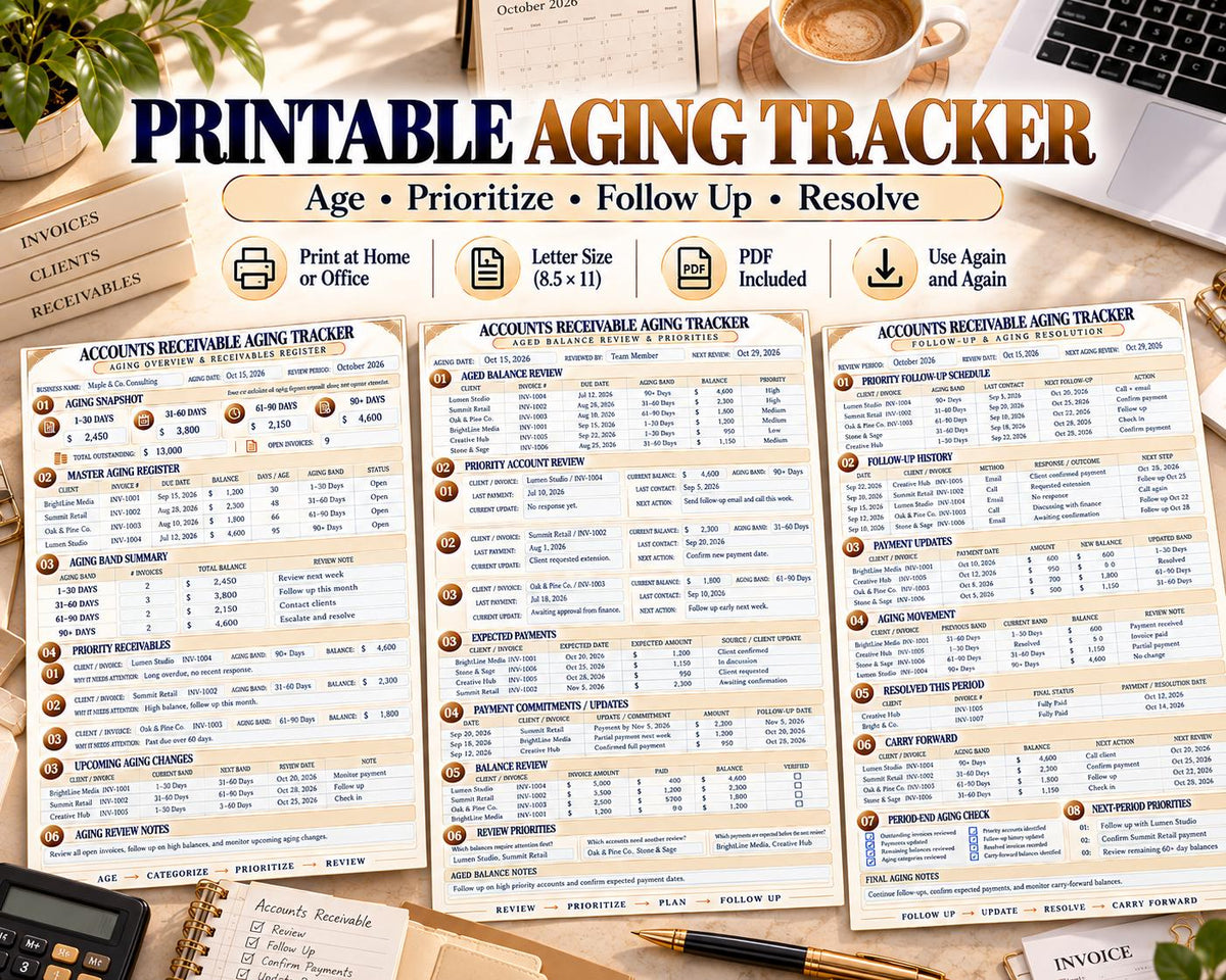 Accounts Receivable Aging Tracker — source listing image 7
