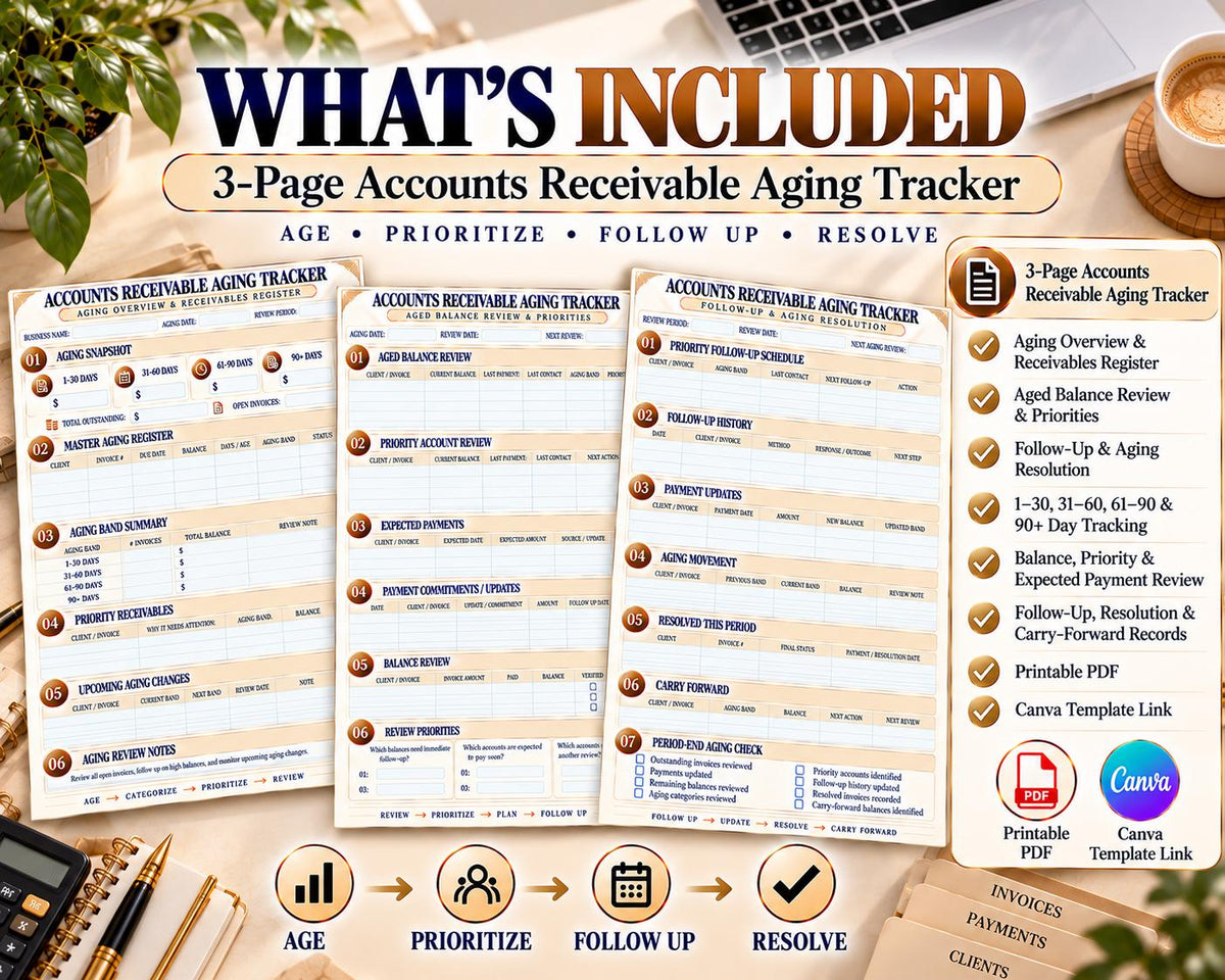 Accounts Receivable Aging Tracker — source listing image 10