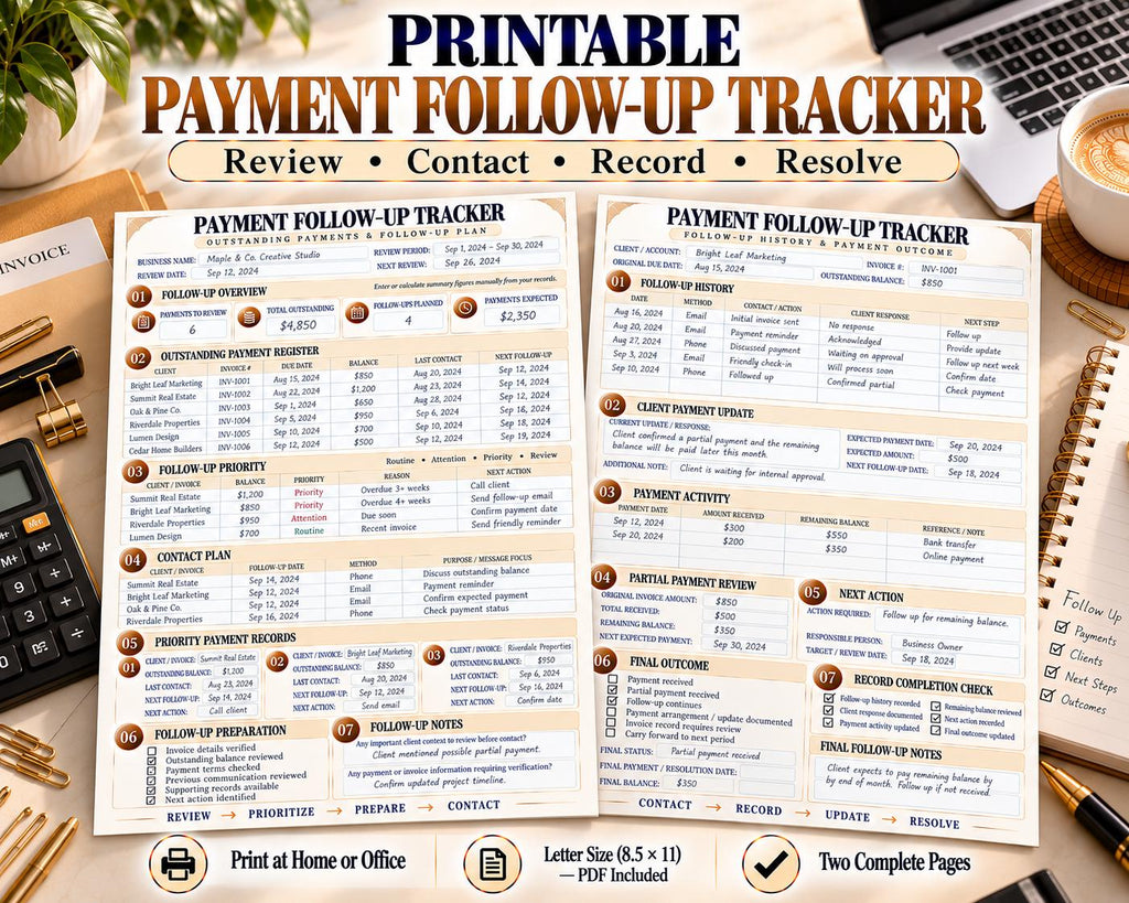 Payment Follow-Up Tracker — source listing image 7