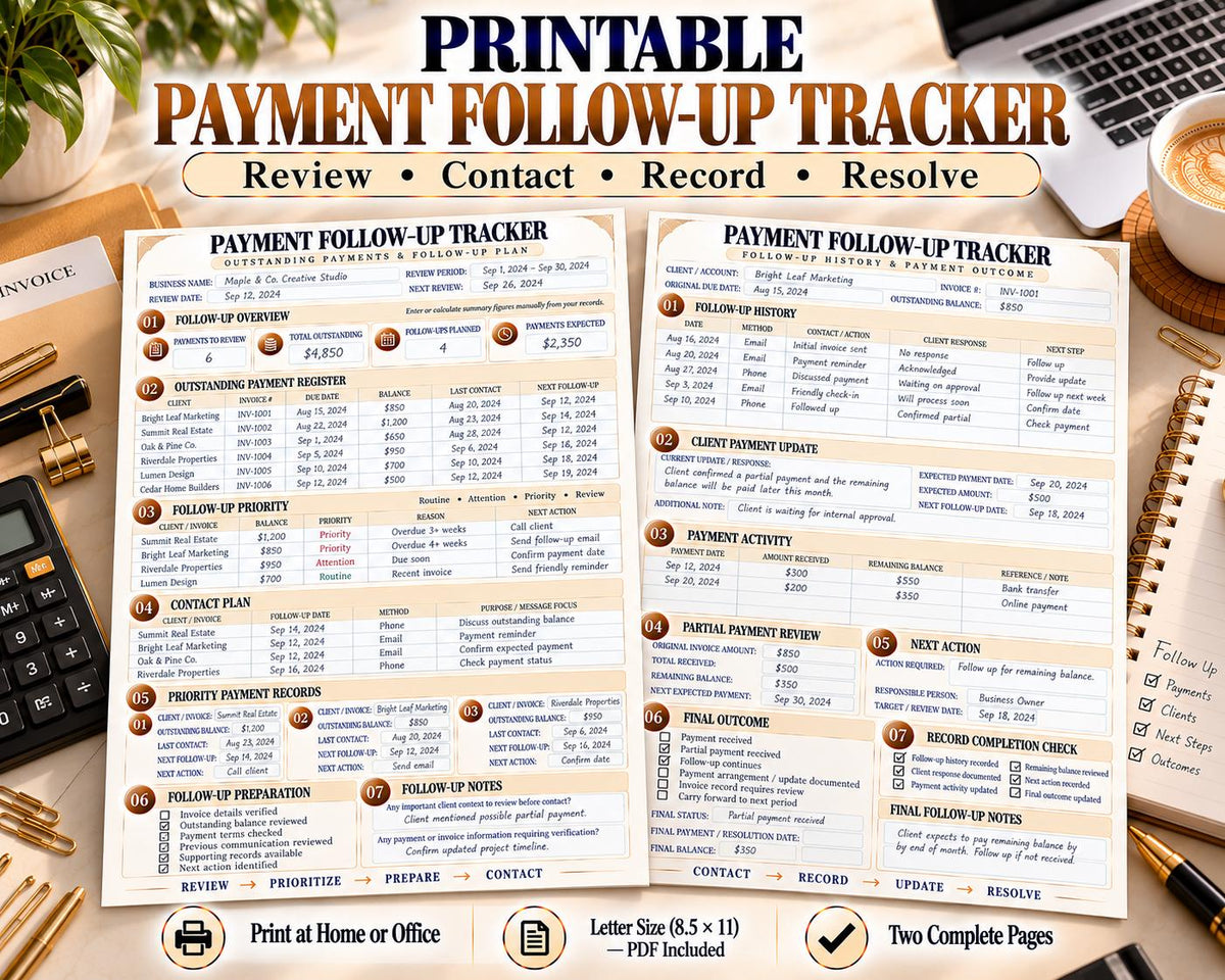 Payment Follow-Up Tracker — source listing image 7