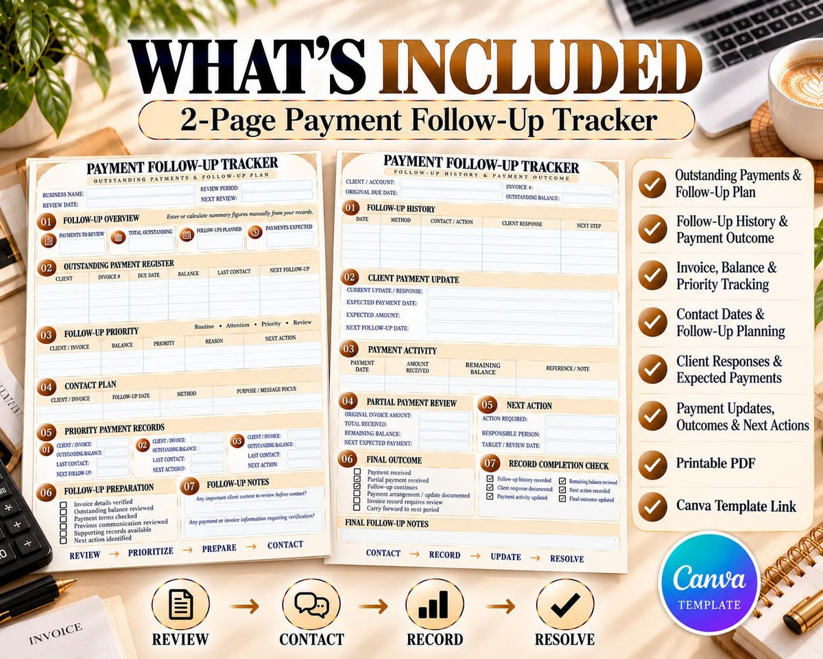 Payment Follow-Up Tracker — source listing image 10