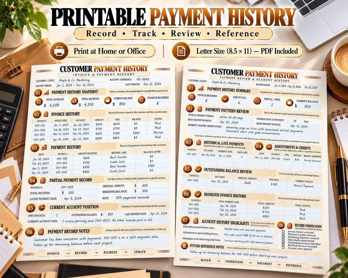Customer Payment History — source listing image 7
