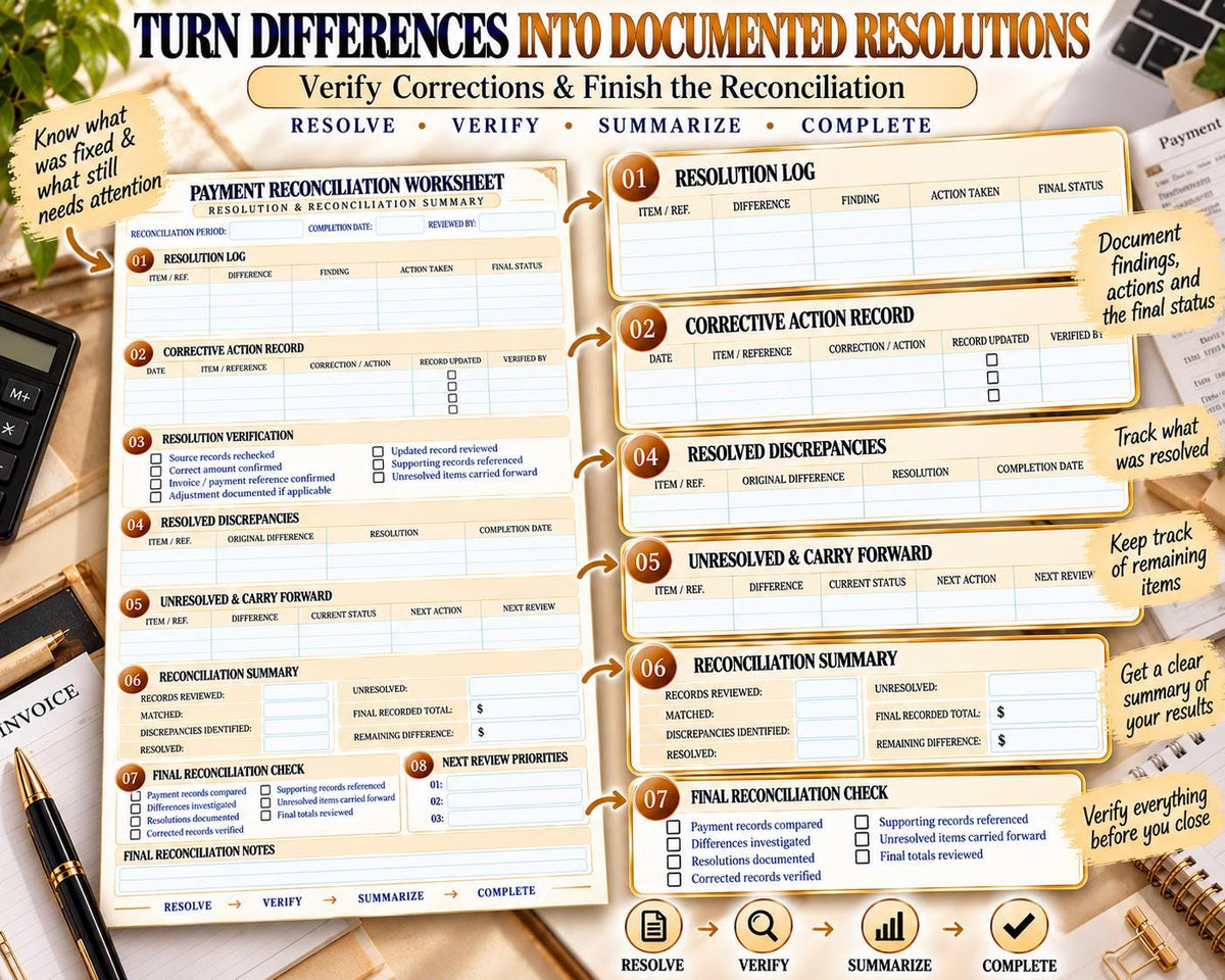 Payment Reconciliation Worksheet — source listing image 5