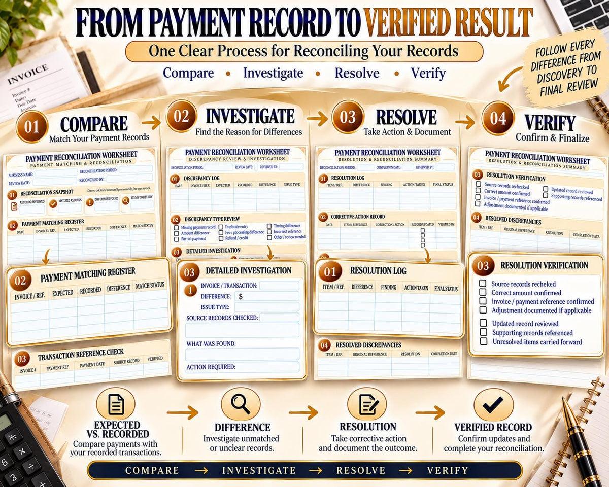 Payment Reconciliation Worksheet — source listing image 6