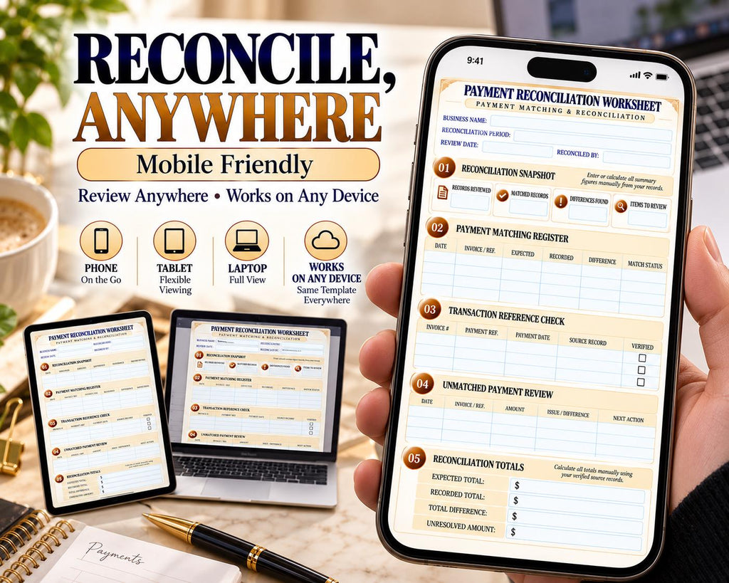 Payment Reconciliation Worksheet — source listing image 8