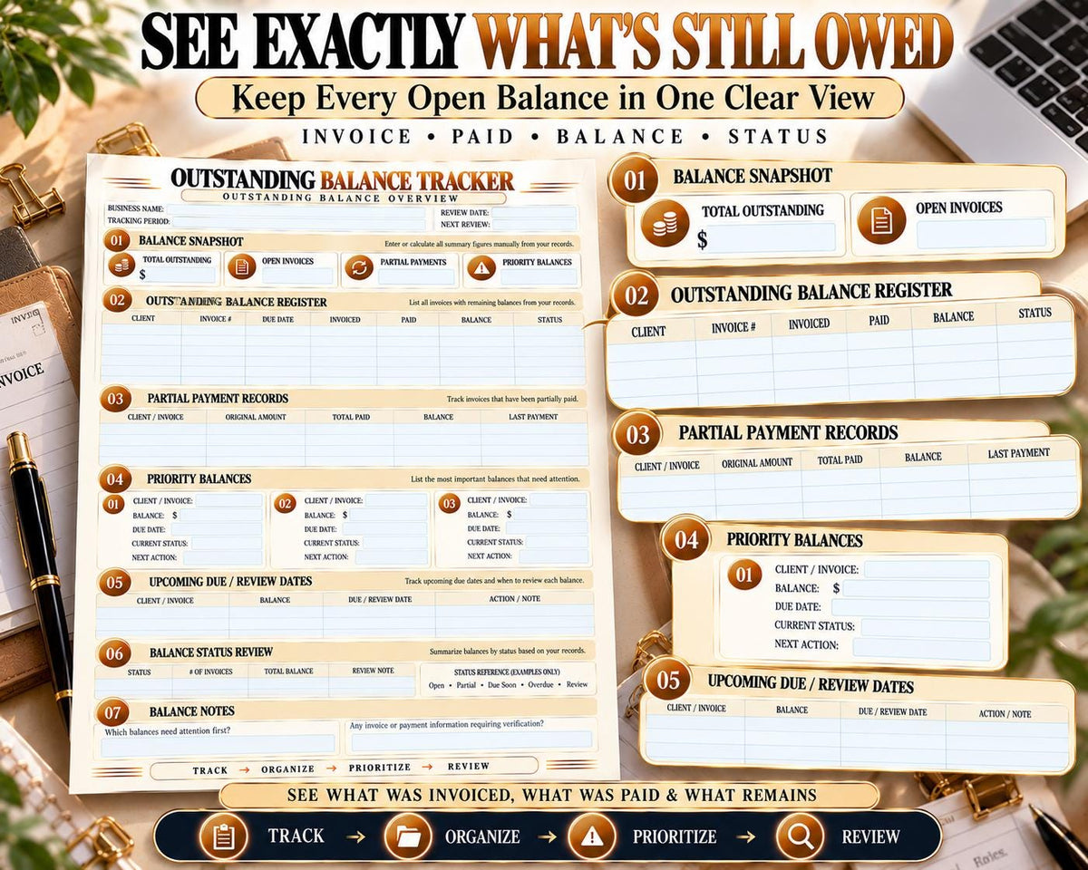 Outstanding Balance Tracker — source listing image 3