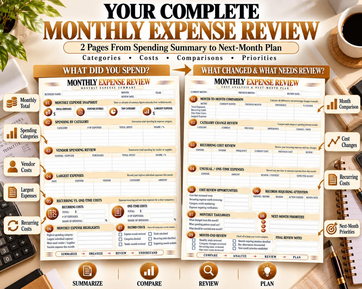 Monthly Expense Review — source listing image 2