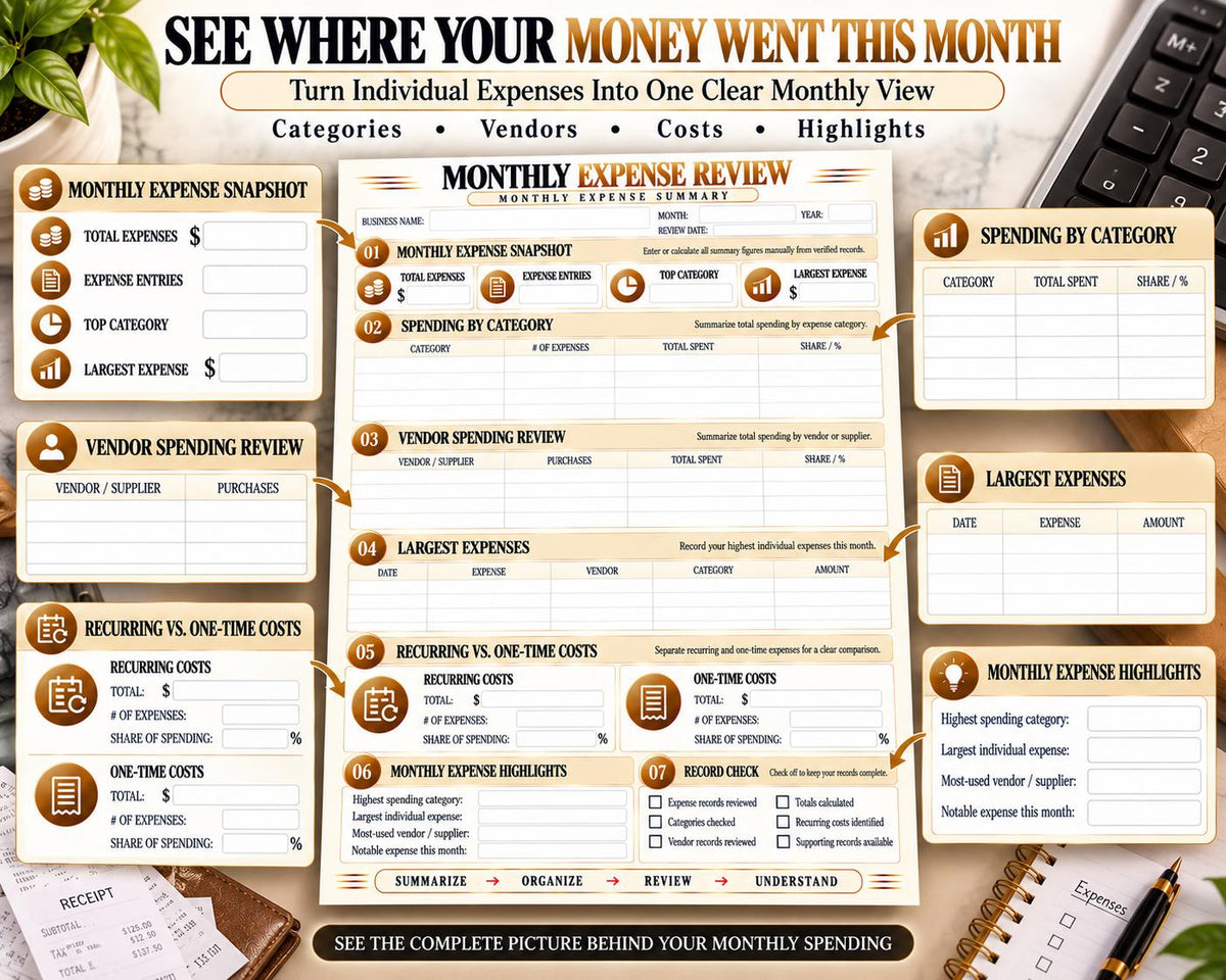Monthly Expense Review — source listing image 3