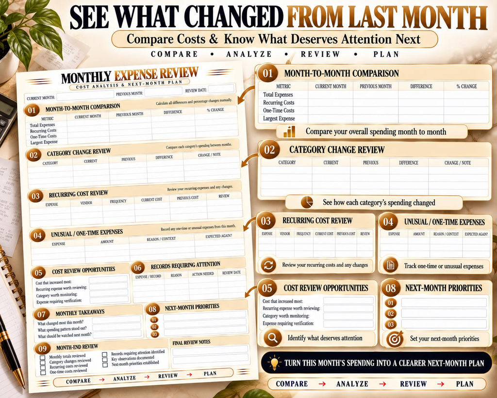Monthly Expense Review — source listing image 4