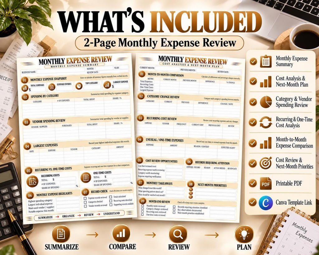 Monthly Expense Review — source listing image 10