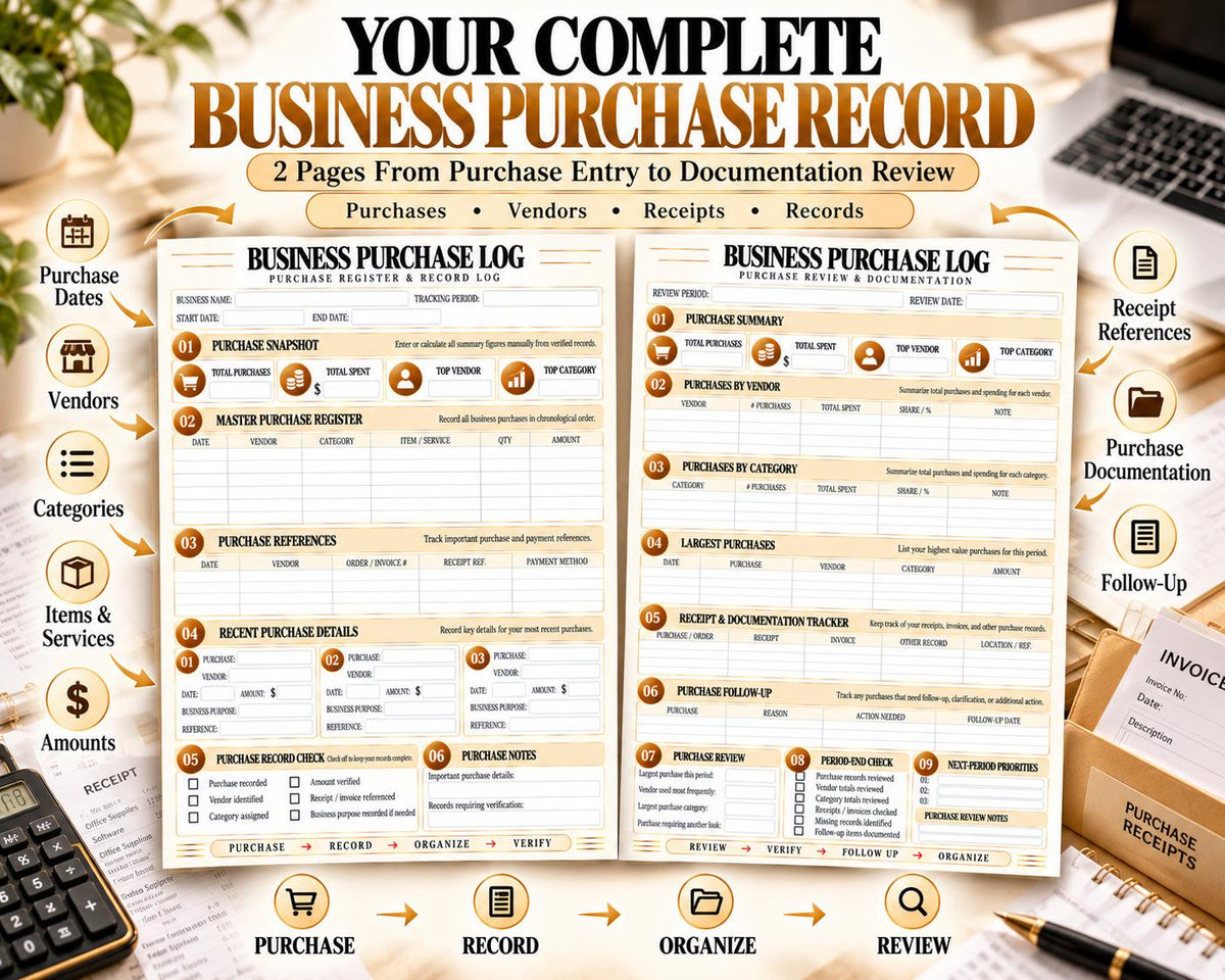 Business Purchase Log — source listing image 2