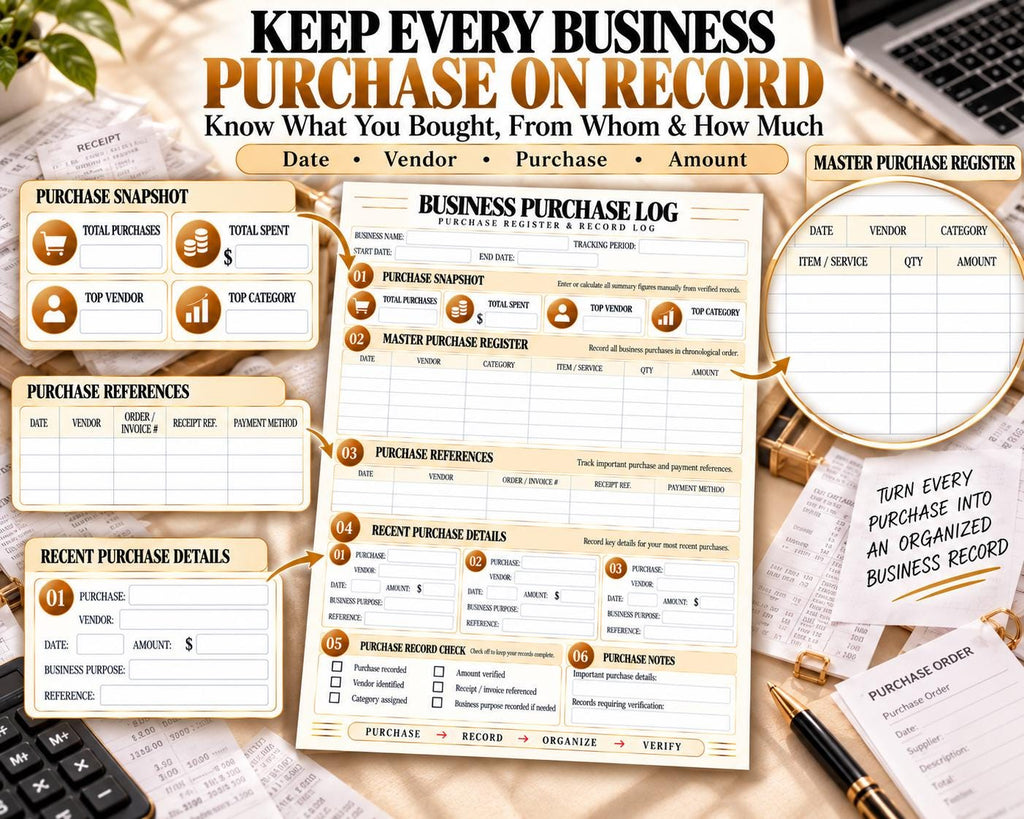 Business Purchase Log — source listing image 3