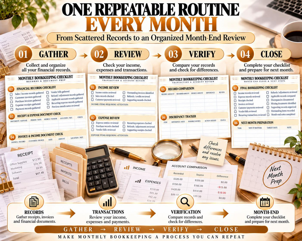 Monthly Bookkeeping Checklist — source listing image 6