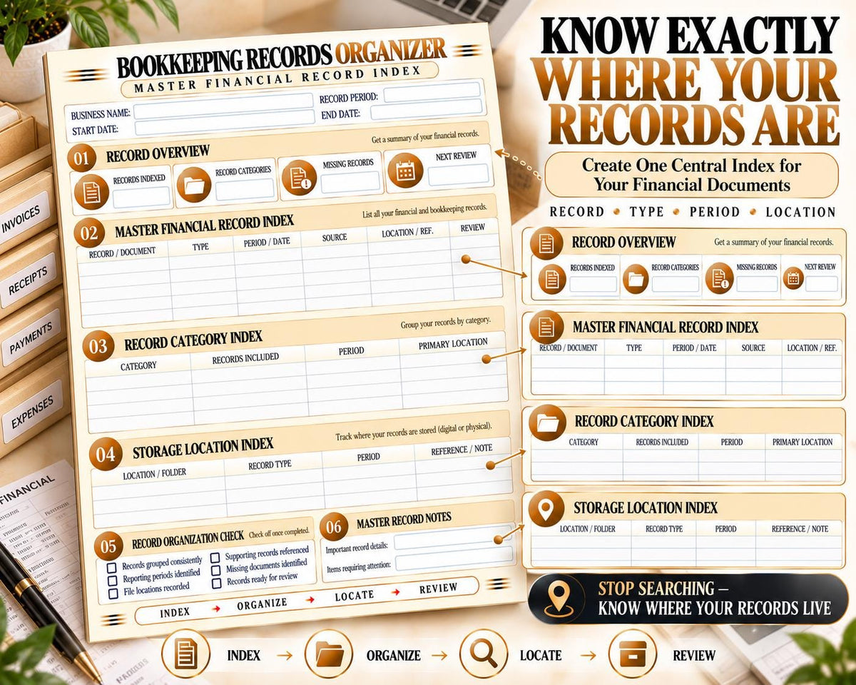 Bookkeeping Records Organizer — source listing image 3