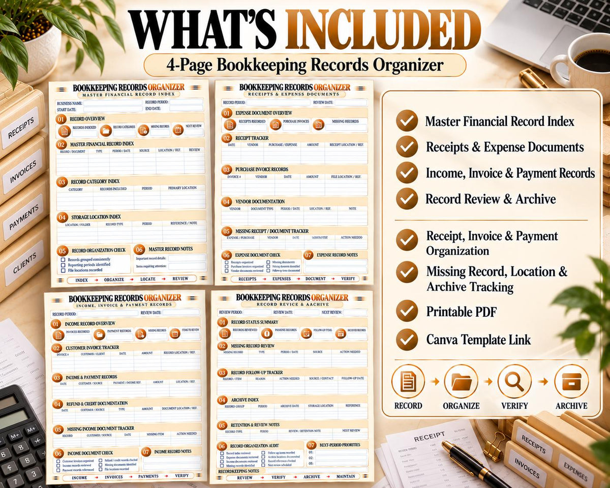 Bookkeeping Records Organizer — source listing image 10