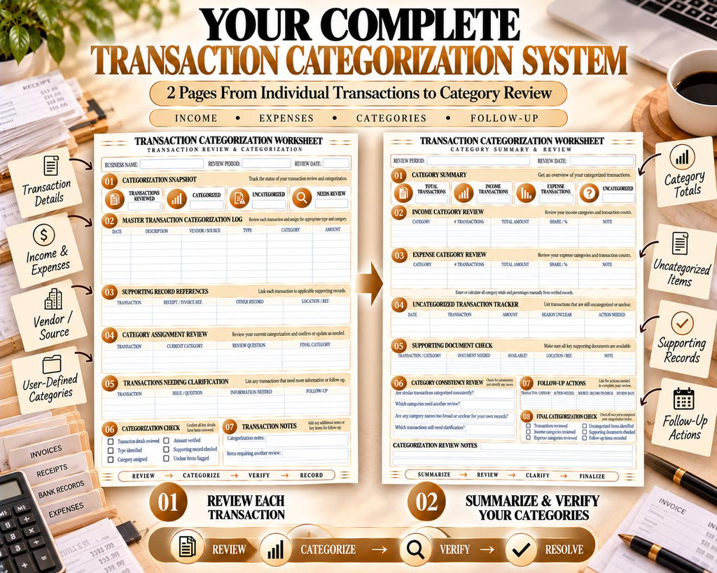 Transaction Categorization Worksheet — source listing image 2