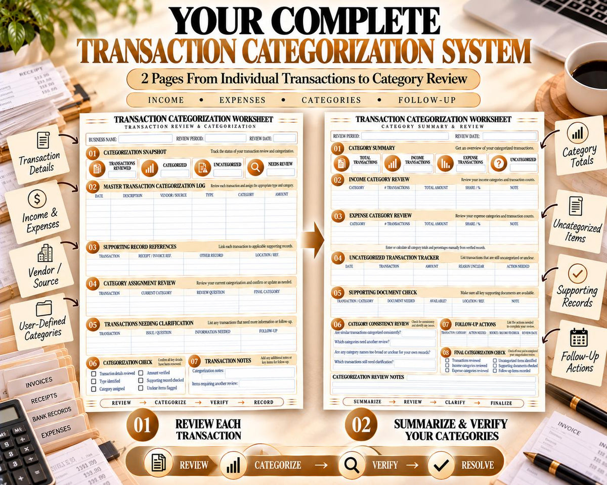 Transaction Categorization Worksheet — source listing image 2
