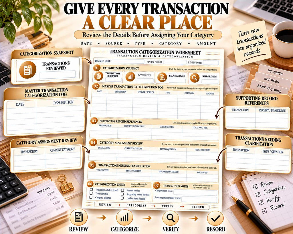 Transaction Categorization Worksheet — source listing image 3