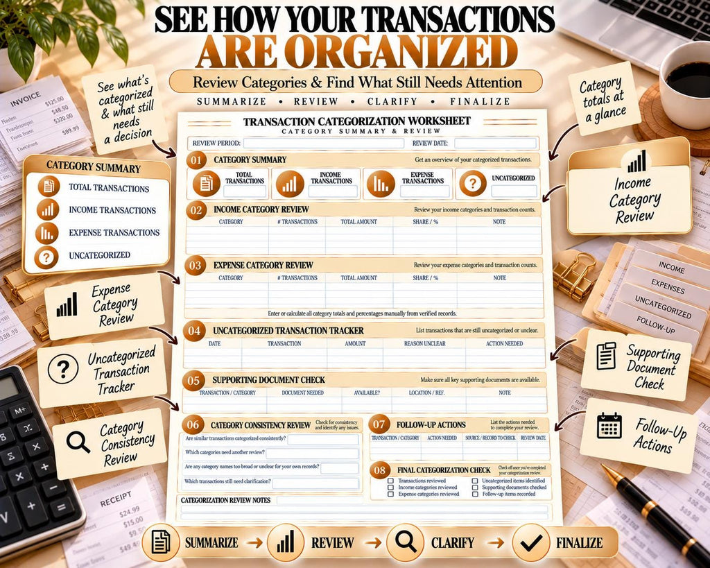Transaction Categorization Worksheet — source listing image 4