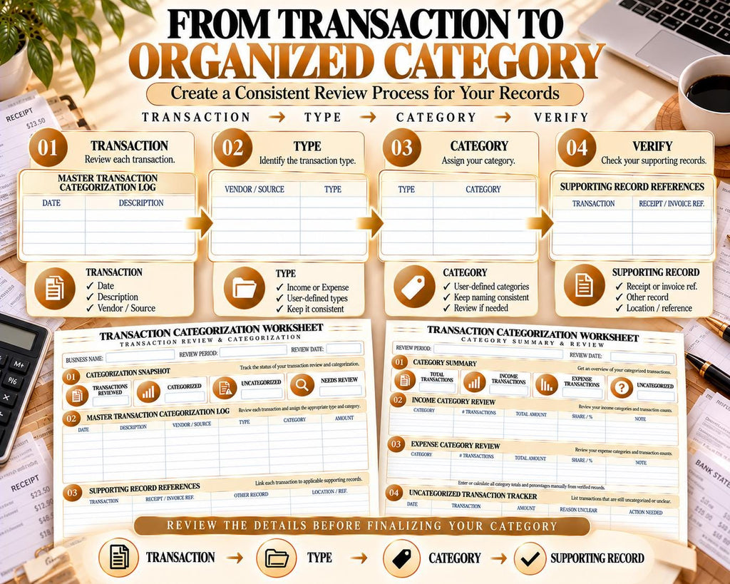Transaction Categorization Worksheet — source listing image 5