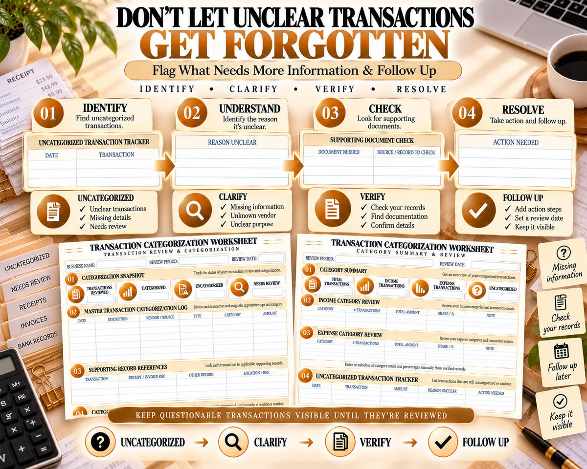 Transaction Categorization Worksheet — source listing image 6