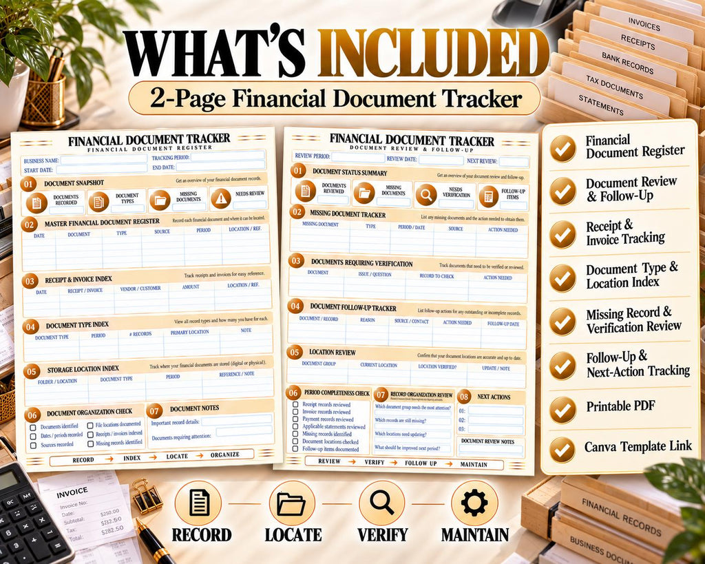 Financial Document Tracker — source listing image 10