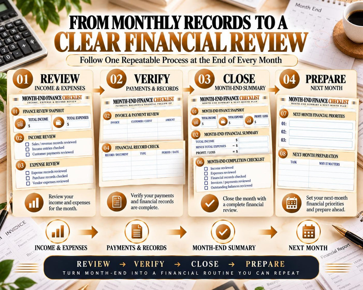 Month-End Finance Checklist — source listing image 6