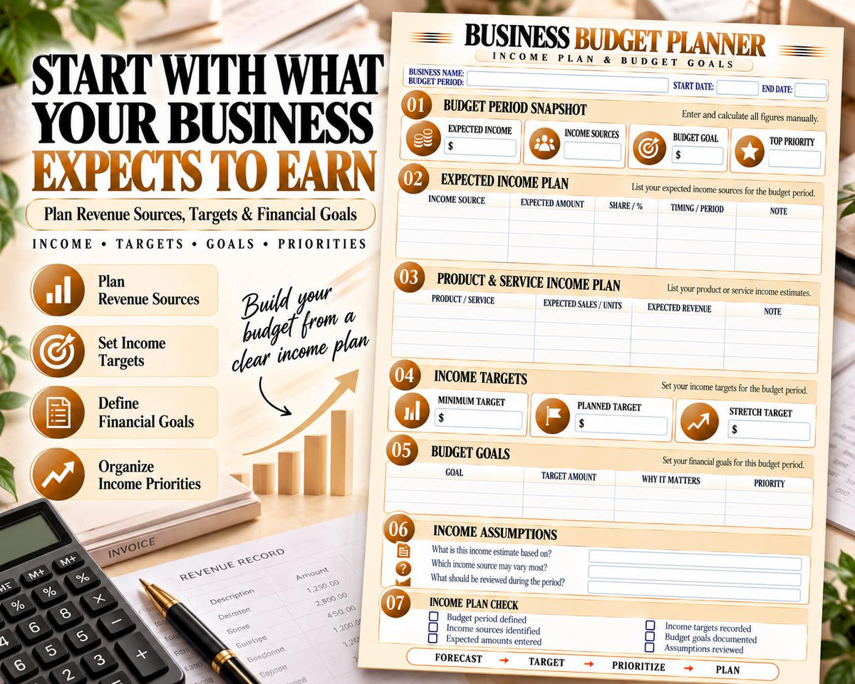 Business Budget Planner — source listing image 3