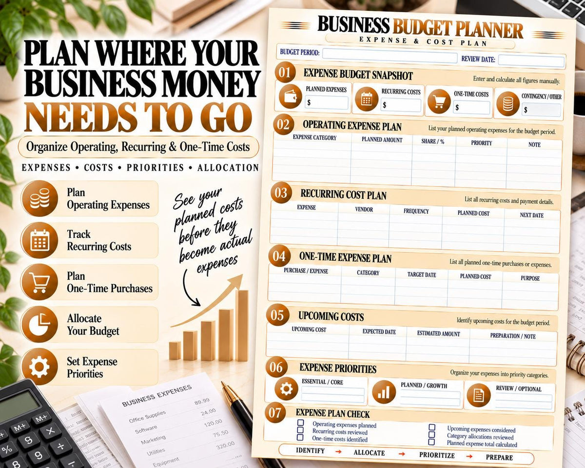 Business Budget Planner — source listing image 4