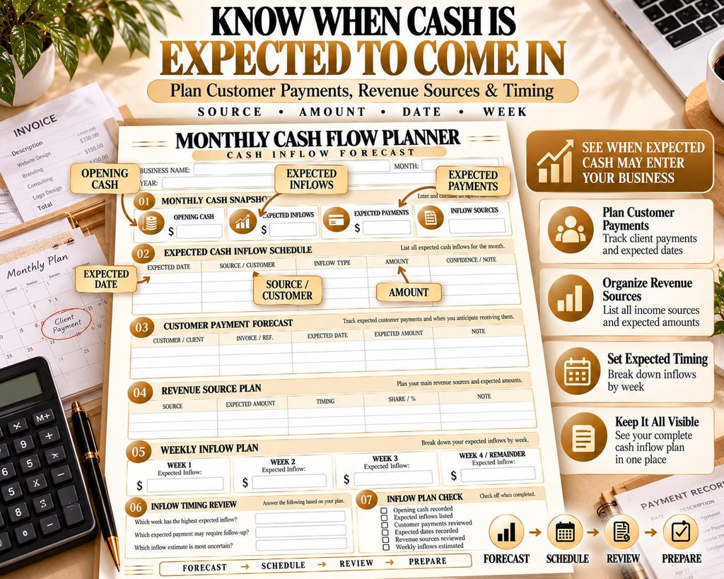 Monthly Cash Flow Planner — source listing image 3