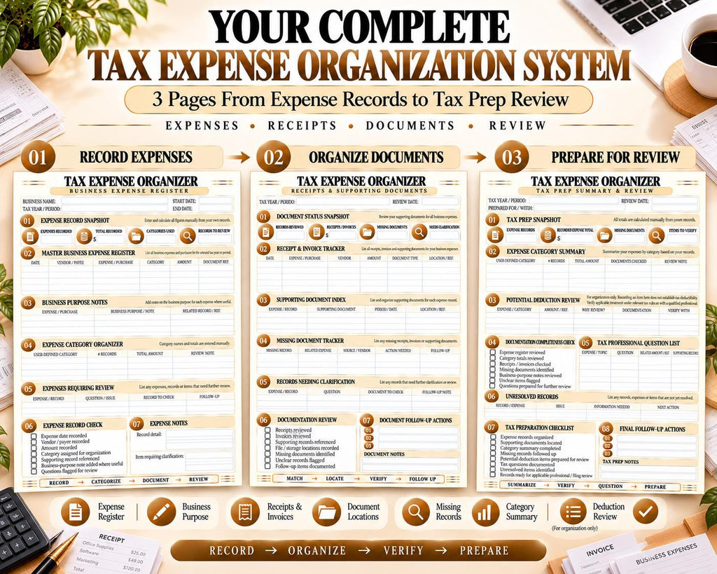 Tax Expense Organizer — source listing image 2