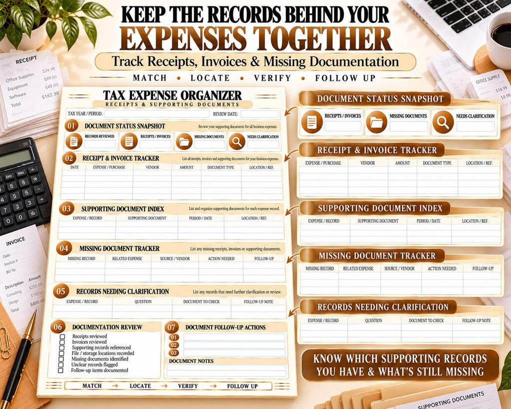 Tax Expense Organizer — source listing image 4